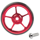 2 Pieces Alloy Bike Easy Wheels Folding Bicycle for Brompton Wheel Red+Black