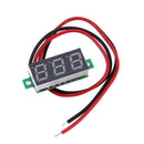0.28 -inch Two-Line Voltage Meter 3.0 V - 30 V Measuring Tool (red)