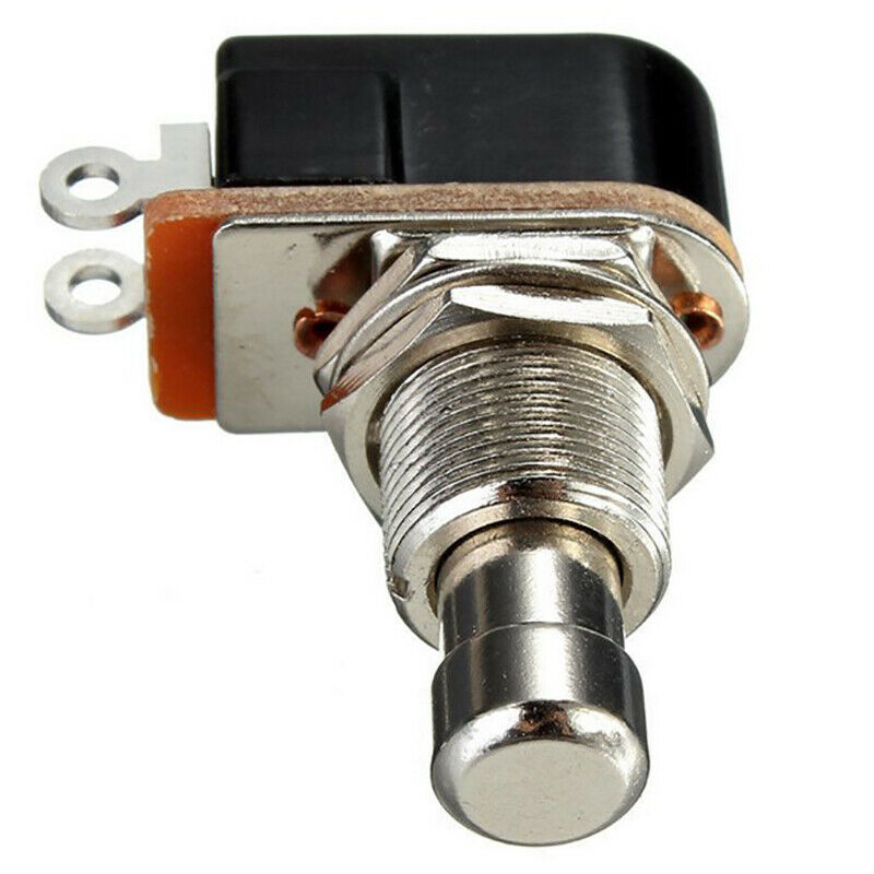 Guitar Effects Pedal Box Momentary Spst Button Stomp Foot Switch Push Butto