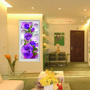 Purple Rose Flower 5D Diamond DIY Painting Home Decor Craft
