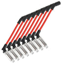 8 Pcs Master 10Mm Racing Performance Spark-Plug Wires For Gm Suburban Corve