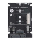 2 in 1 NGFF M.2 B+M Key Mini PCI-E or mSATA SSD to SATA III Adapter Card fo