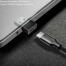 USB-2-0-Type-A-Male-to-USB-2-0-Type-C-Female-Converter-Adapter-Connector E4V6