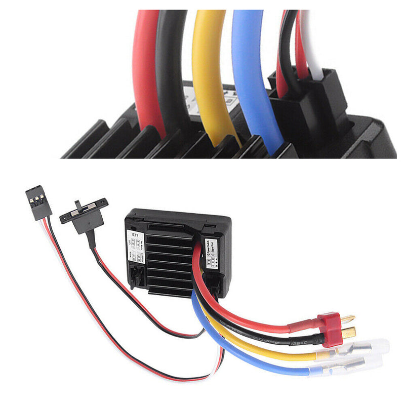 1Pcs 60A Waterproof ESC AX-D60A Motor ESC Kit Black 45*35*21mm Newest Useful