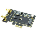 M.2 NGFF to PCI-E AC Wireless Card With AC Antenna 1550AC For 9260 DW1560