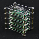 4-layers Acrylic Cluster Case Fit For  4B / 3B+ / 3B / 2B / B+