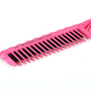 Anti-static Hairdressing Comb Hair Trimmer Comb for Hair Styling (Rose) A