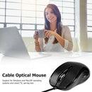 3 Buttons Optical Scrolls Wired Mouse USB Mice For PC Laptop Desktops Smart TV