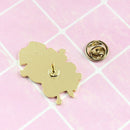 Creative Clothing Bag Alloy Badge Women Sculpture Pattern Brooches Jewelry