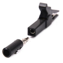 4PCS 55MM Alligator clip + 4mm BANANA PLUG test probe Plug Cable Clips M&