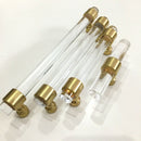 Acrylic Door Handle Spindle Rod Bar Pull Knob Cabinet Knob Brushed 192mm