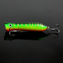 10 pcs Fishing Lures Hard Bait Popper 80mm Plastic Sea Fishing Trolling & B