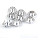 8 Pieces Sturdy 35mm Steel Roller Skate Spikes Nail Screws With 8 Pieces Bushing
