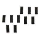 10 Pcs Plastic Buckle  Backpack Webbing Belt Ending