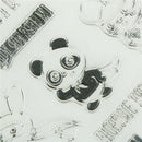 Little Panda Clear Silicone Stamps/Seal for DIY Scrapbooking/photo Album Deco JR