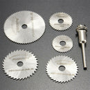 6Pcs/Set Circular Saw Blades Disc Rotary Tool Kit Set Mini For Metal Cutter