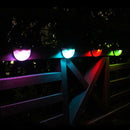 Waterproof 2 Mode 2 LED Solar Wall Lamp Fence Yard Light for Outdoor Decor