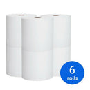 6 Roller Hard Roll Paper Towels,100X120mm G2X1