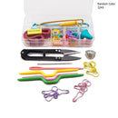 56 pcs Crochet Hook Knit Yarn Weave Knitting Needle Clip Marker Tool set Case