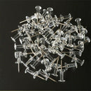 40Pcs Transparent Push Pins Thumbtacks Steel Point Bulletin Board Office SchX1V5