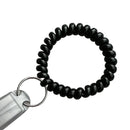 1 Piece Scuba Safety Whistle Outdoor Whistle with Black Wrist Coil Gray