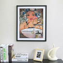 5D DIY Full Drill Diamond Painting Cleaning Face Cross Stitch Embroidery