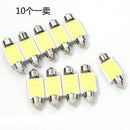 10Pack 36MM Canbus Error Free LED C5W COB 12SMD Festoon Dome Map Light Bulbs
