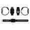 Fashion Smart watch IP68 Waterproof Full Touch Screen Wristwatch Black