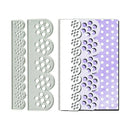 Lace Flower Edge Metal Cutting Dies Scrapbooking Embossing Stencil 125*65mm