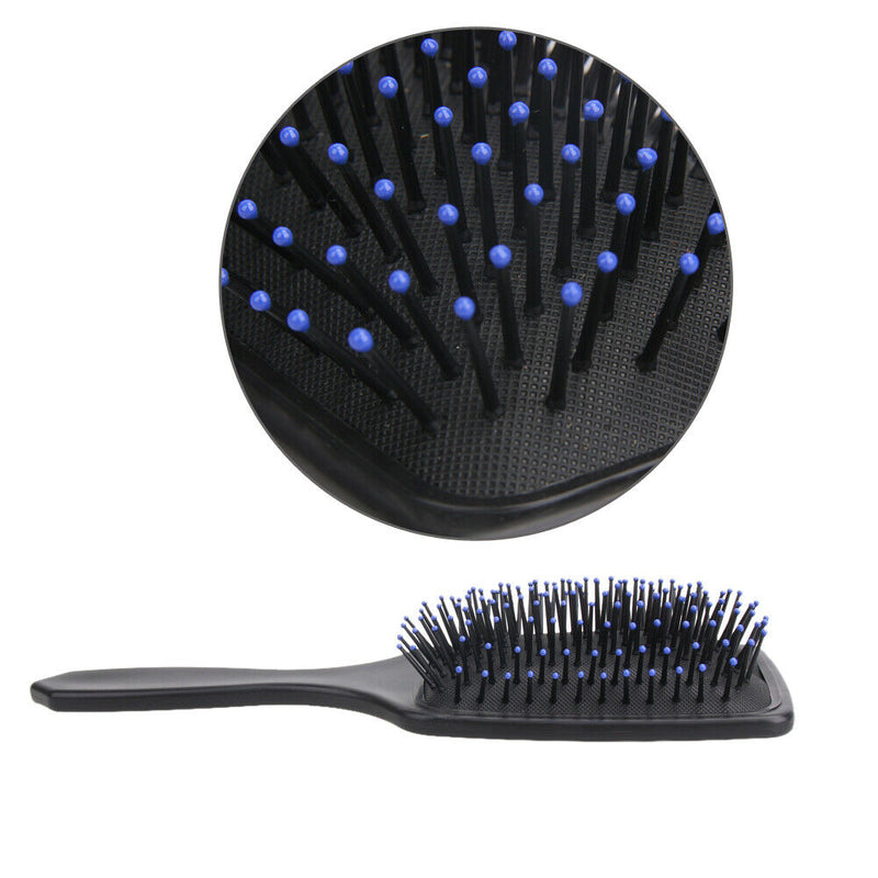 Hair Care Massage Flat Comb Brush Pin Reduce Hair Loss Healthy Tool Black