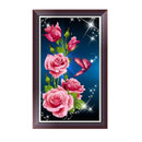 5D DIY Diamond Painting 3 Flower Embroidery Cross Crafts Stitch Home Decor