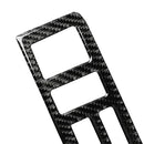 Down Carbon Fiber Center Console Panel Cover Stickers For BMW E46 3 Series