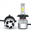 2x S2 H4 5600Lm Cob Car Led Headlight Bulbs Fog Lamp 6500K B3P2