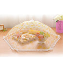 Food Cover Umbrella Style Anti Fly Mosquito Net Tent Hexagon Gauze For Table FT