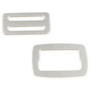 1 Pair of Adjustable Climbing Harness Belt Snap Buckle Locking Clip Outdoor