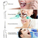 8Pcs/set Dental Oral Hygiene Kit 8 Tools Deep Cleaning Set Scaler Care Teet S3G3