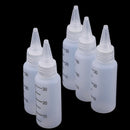 10Pcs 30ml multifunctional clear white glue applicator squeeze bottle DIY-PNMO