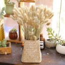 60Pcs Natural Rabbit Dog Tail Grass Bouquets Dried Flowers Wedding Decor Set #