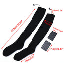 Battery Heated Unisex Electric Heating Long Socks Winter Feet Warmer Thermal OZ