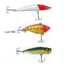 91pcs/bag Colorful Fishing False Lures 181g Bionic Hard Baits Kit Sequins