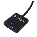 Fasdga Pro DVI-D 24+1 Pin Male to VGA 15 Pin Female Cable Adapter Converter