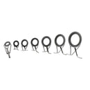 7pcs Replacement Fishing Rod Eye Ring Guide Double Leg for Spinning/Carp Rod