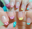 Lot 4 Packs Nail Art French Guide Smile Striping Tape Line Stickers Tide