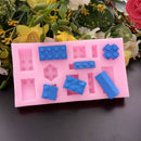 building brick silicone fondant cake decorating tools chocolate gum paste mold U