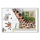 Big Giraffe Wall Stickers,Adhesive Art Decals, For Kids Room Birthday Gift