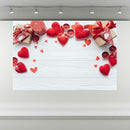Valentines Day Photography Background Love Heart Candle Gift Photo Backdrop A