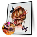 Butterfly Girl 5D DIY Diamond Painting Mosaic Cross Stitch Embroidery Decor