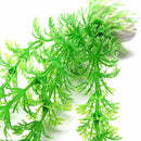 4pcs/Stem Artificial Plastic Water Grass Green Plant Fish Tank Aquarium Dec U6O9