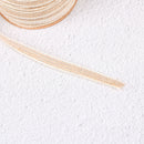 10m roll natural jute burlap rustic hessian ribbon tape strap wedding decorJ!E