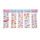 5 Sheets Mini Car Scrapbooking Stickers Bubble Puffy Stickers Reward Kids ToysMO